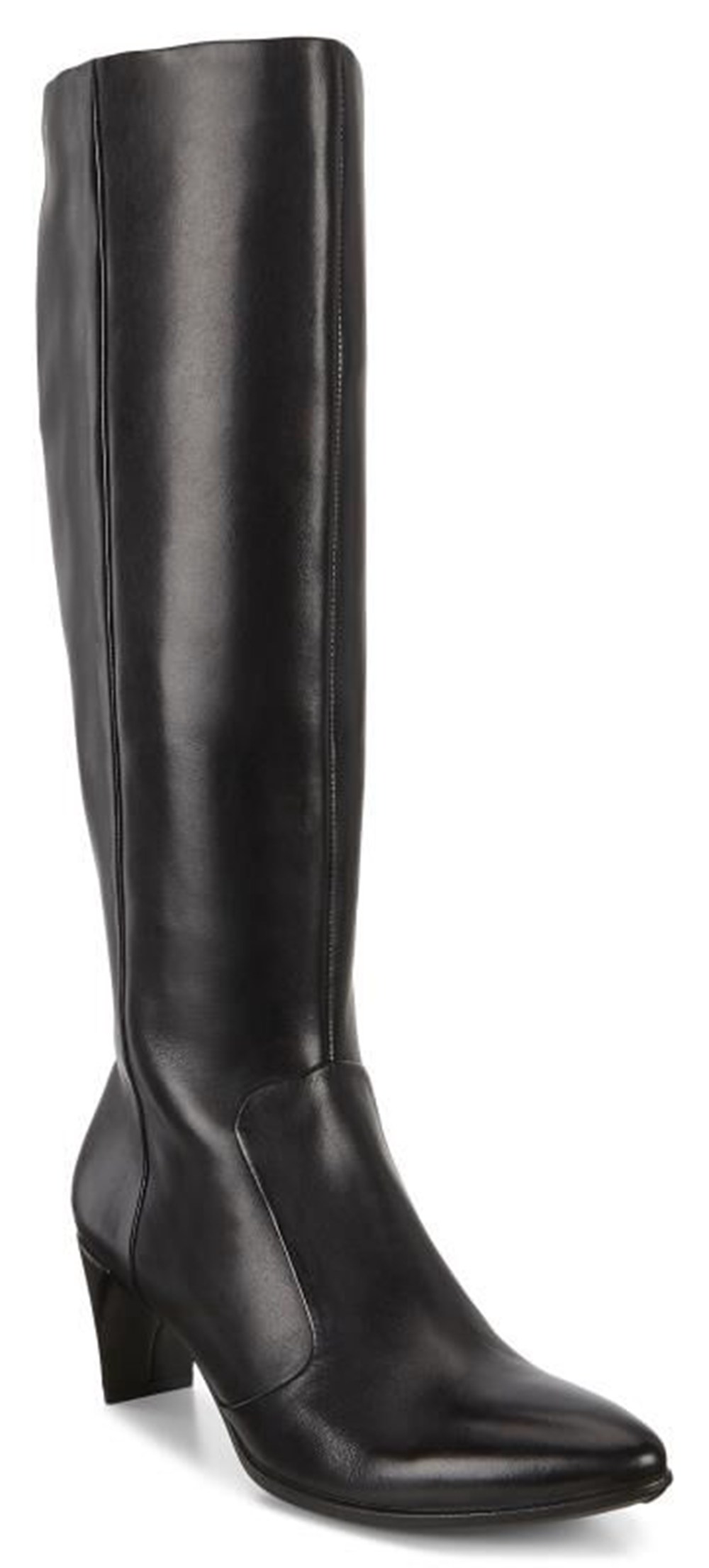 ECCO Womens Boots Black - Shape 45 High-Cut Pointy Sleek 2.0 - QCP-269581